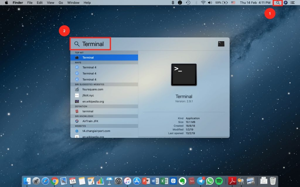 Change admin password mac terminal